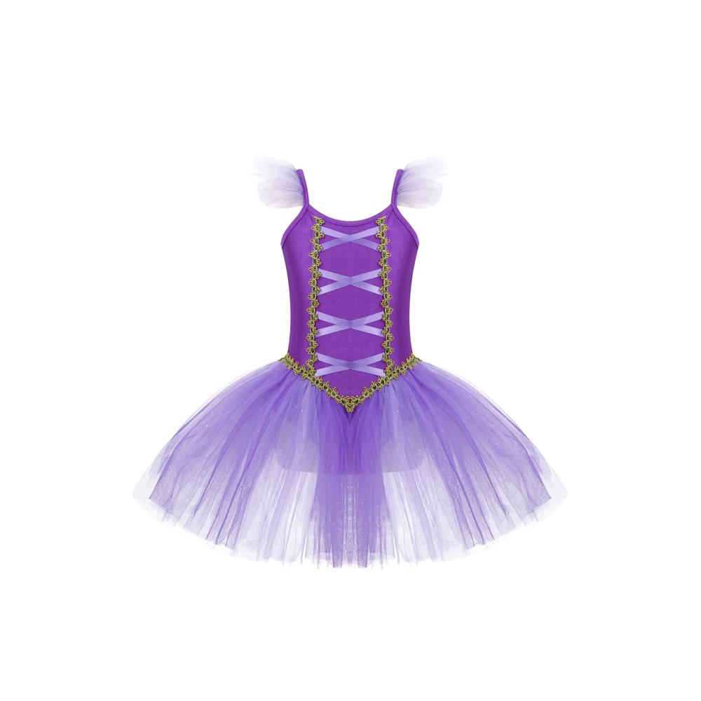 Fliedermaschiges Kleid