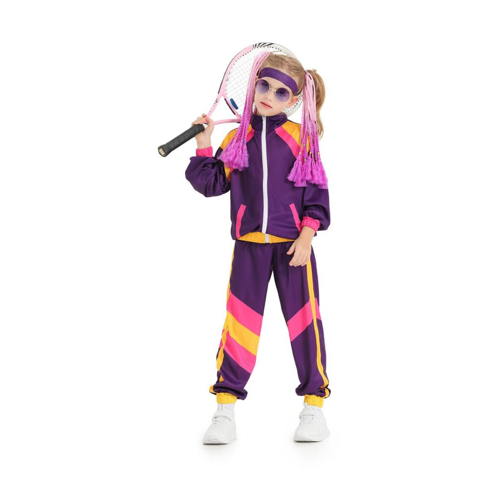 Lila Trainingsanzug