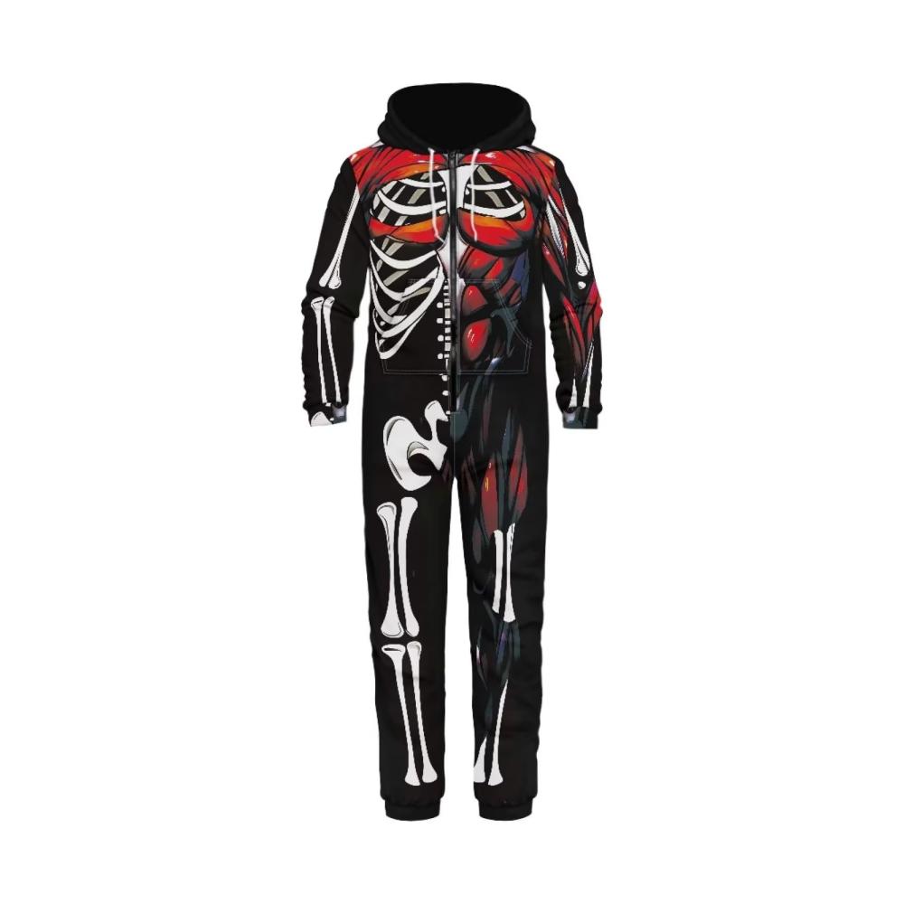 Schwarz-Rot-Skelett