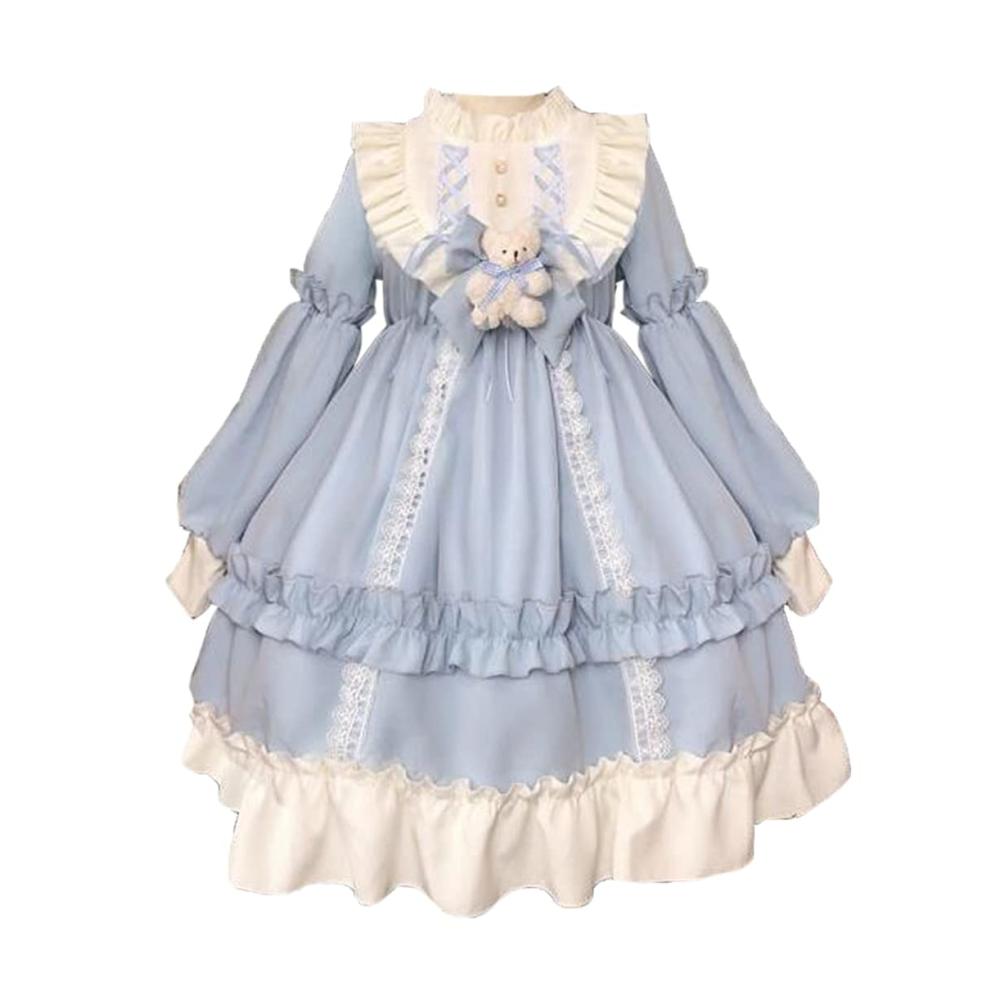 Blau(Kleid Fliege&Puppe)