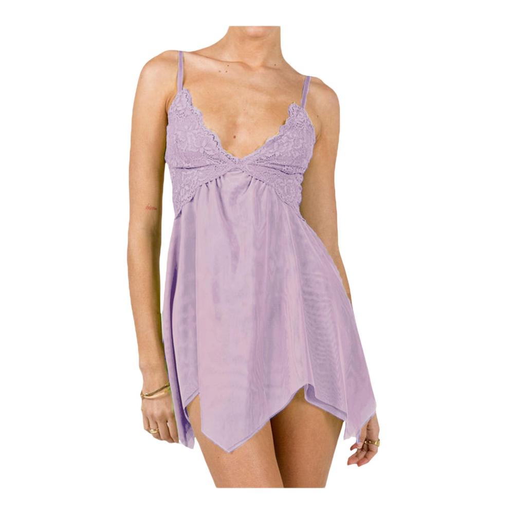 Z8-Lila Fairy Mini Kleid