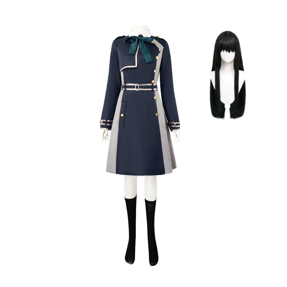 Inoue Takina Kleid mit Perücke