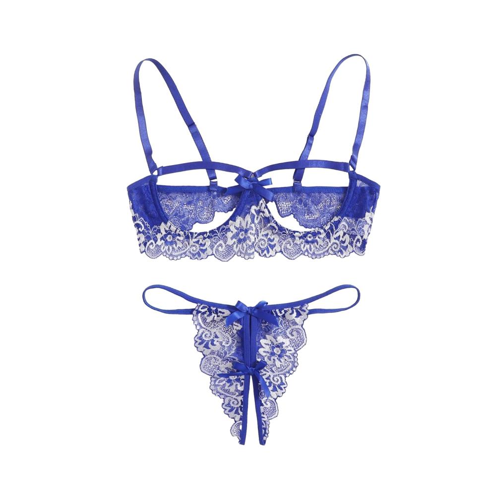 Blumene Schleife Blau
