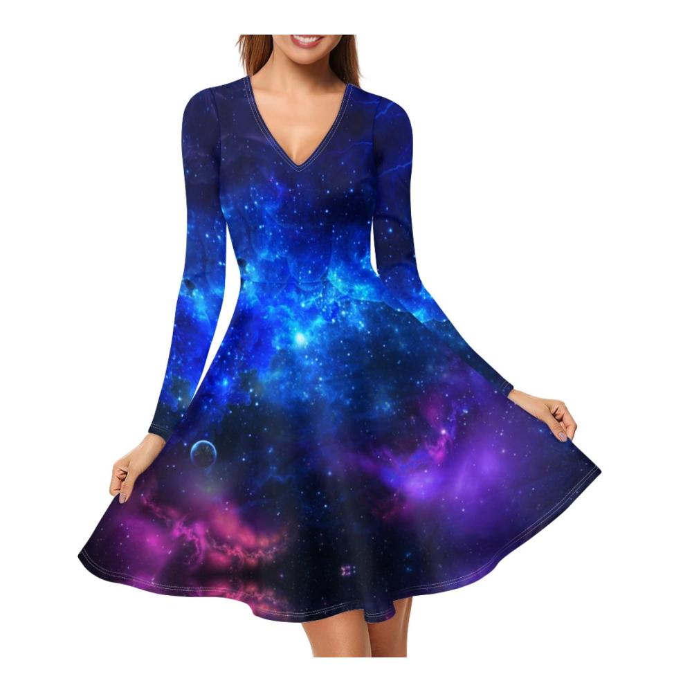 Lila Blaue Galaxie