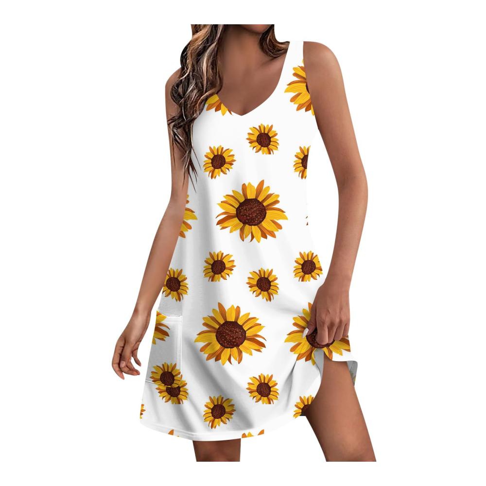 Sonnenblume Weiß