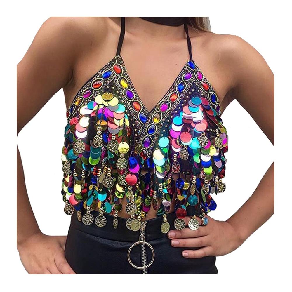 Lila With Buntes Beads