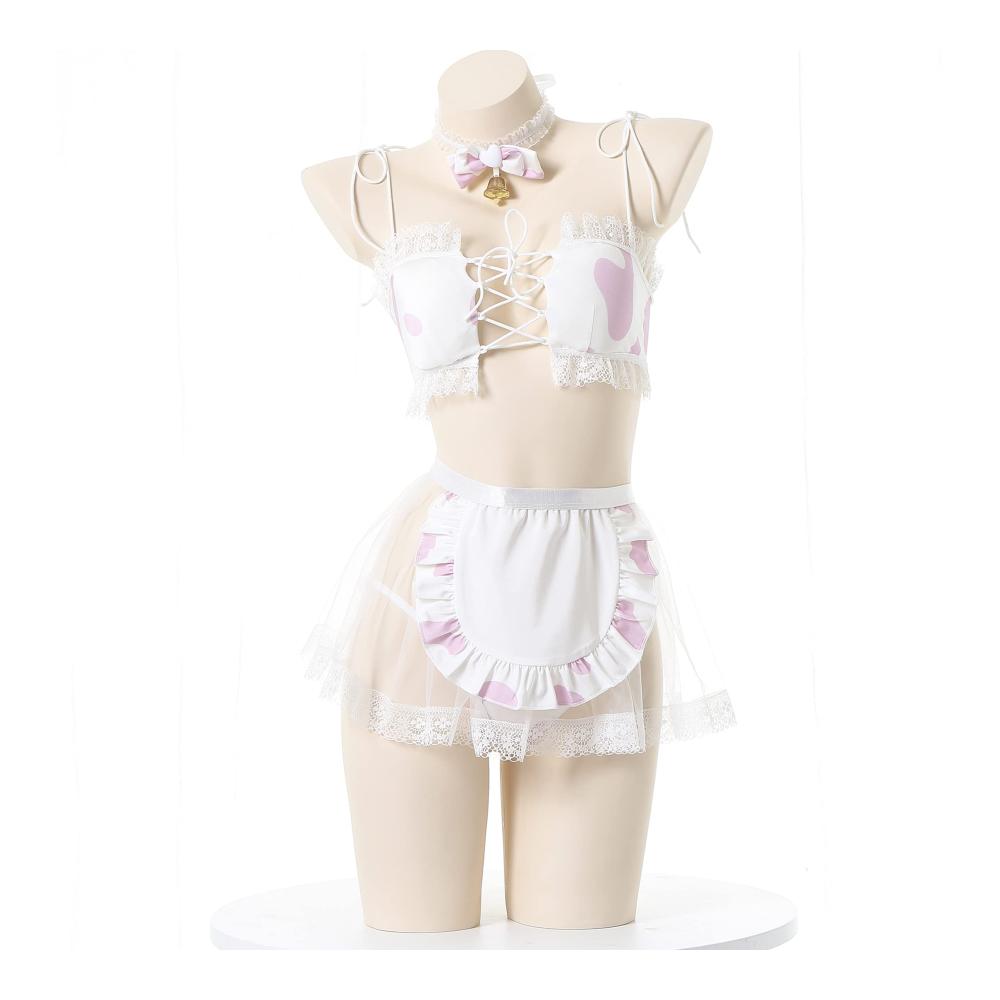 Kuh Dienstmädchen Outfit #Rosa