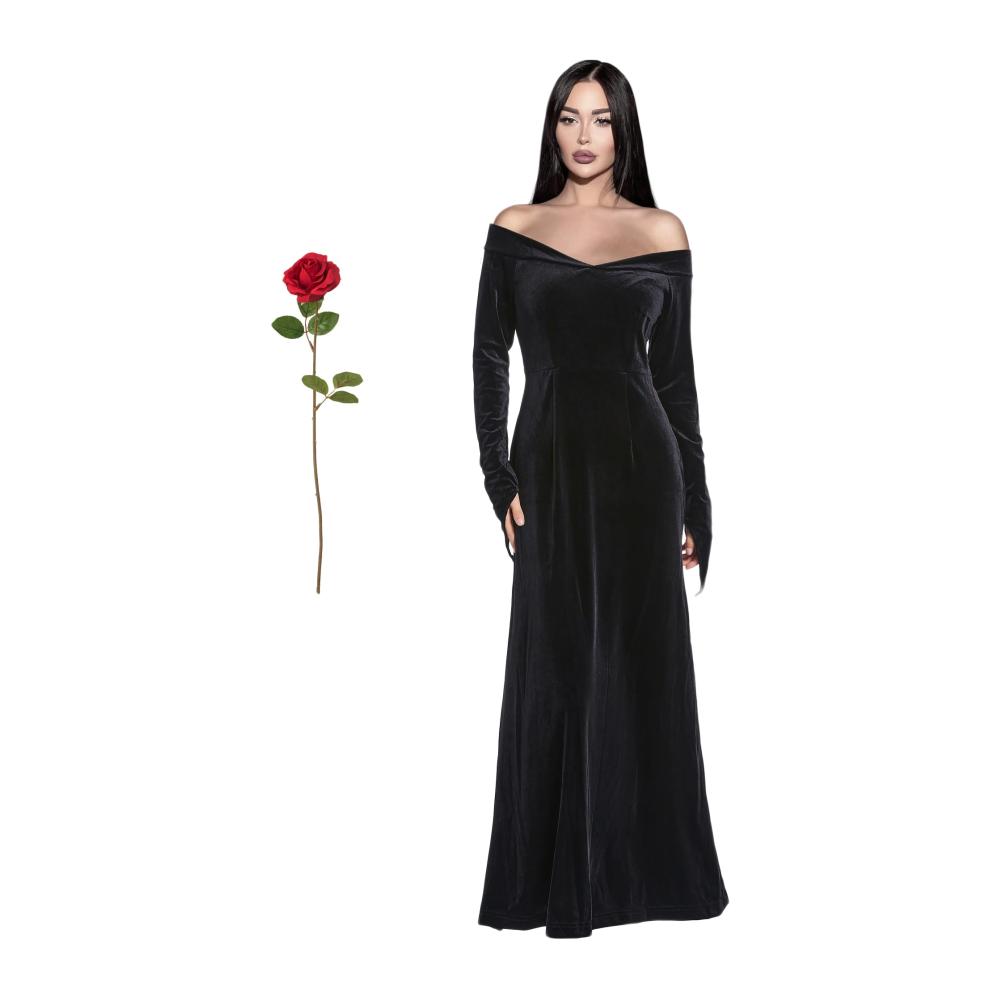 Kleid mit Rose