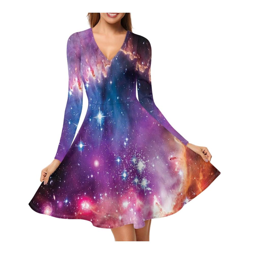 Galaxie Stern Lila Nebel