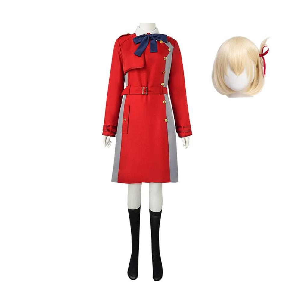 Nishikigi Chisato Kleid mit Perücke