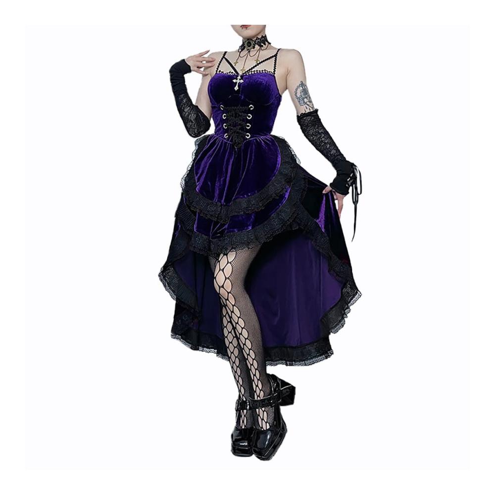 Lolita Kleid Bläulich Violettt