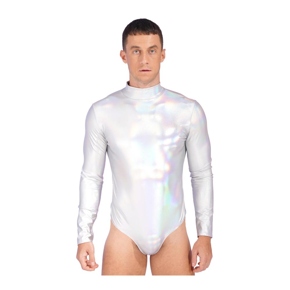 Mock Neck Silber