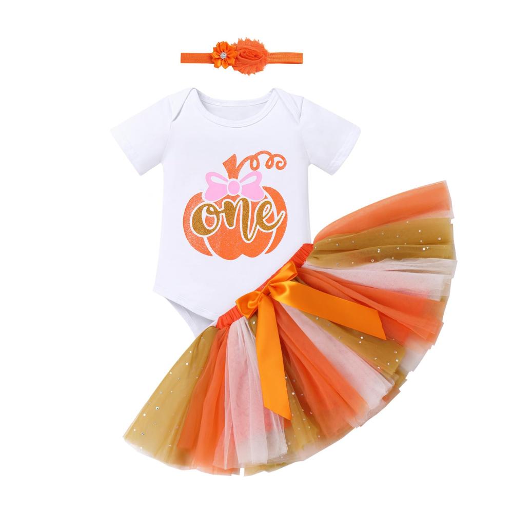 Orangefarbener Kürbis Eins
