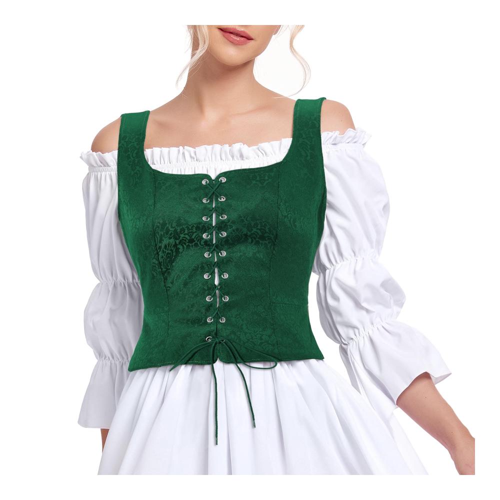 Grüner Jacquard